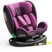 Scaun auto Platinum Deluxe i-Size Buf Boof cu isofix rotativ 360 grade Top Tether SIPS 40-150 cm 0-36 kg Purple