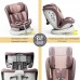 Scaun Auto TWT Plus DELUXE BUF BOOF iSIZE LightPurple cu Isofix rotativ 360 grade 40-150 cm