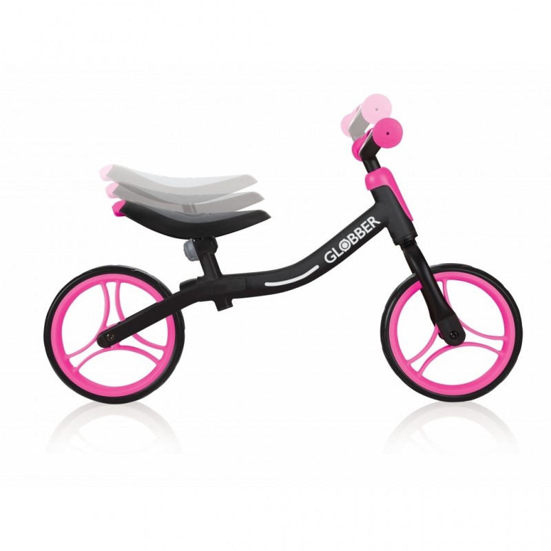 Bicicleta Globber GO BIKE fara pedale 8 5 inch roz