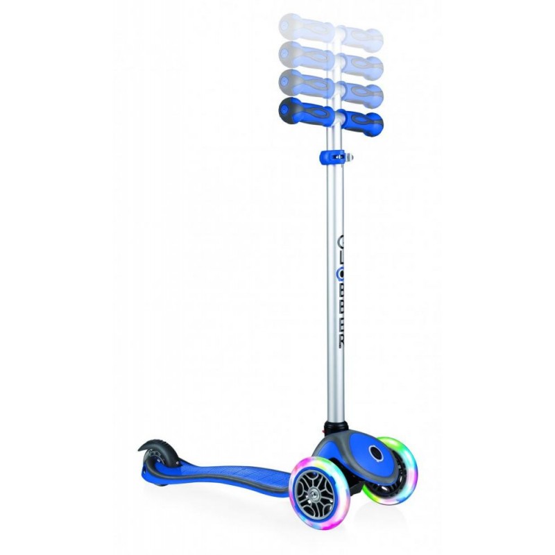 Trotineta Globber Evo 4 in 1 Comfort Lights Albastra