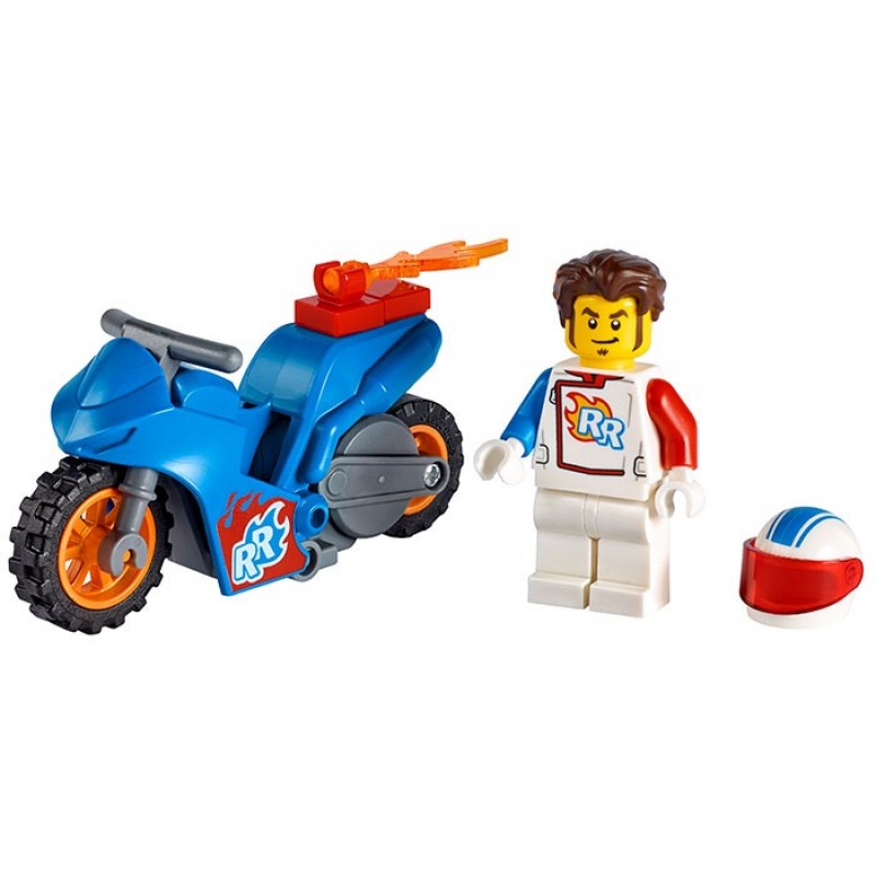 Motocicleta de cascadorii cu racheta LEGO City 60298