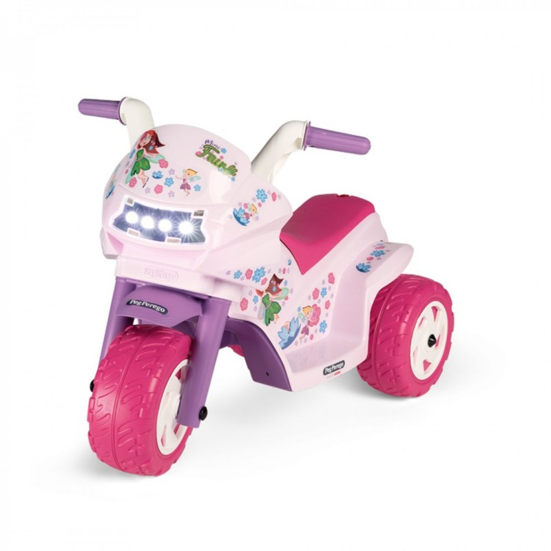 Motocicleta electrica Peg Perego Ducati Mini Fairy 6V 1 an Roz Mov