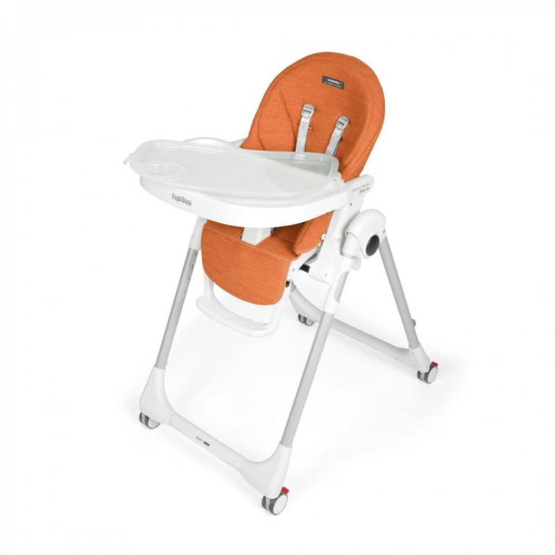 Scaun de masa 2 in 1 Peg Perego Prima Pappa Zero Follow Me 0 15 Kg Wonder Orange Portocaliu