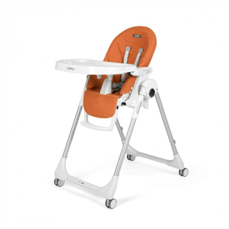 Scaun de masa 2 in 1 Peg Perego Prima Pappa Zero Follow Me 0 15 Kg Wonder Orange Portocaliu