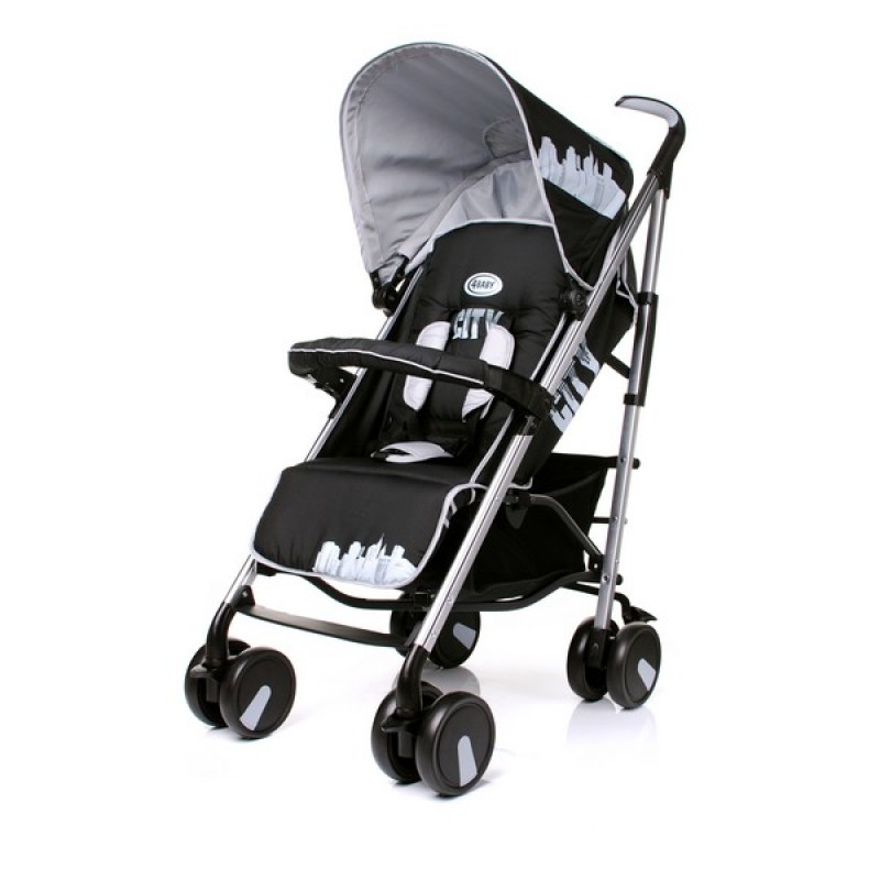 Carucior sport City negru 4 Baby